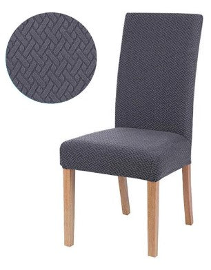 Universal Fit Elastic Chair Cover in Grey Color