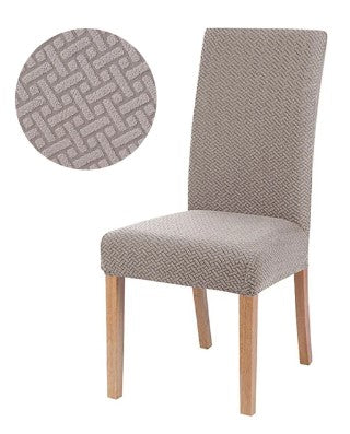 Universal Fit Elastic Chair Cover in Khaki Color