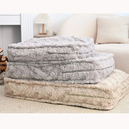 Cosy Supportive Soft Warming Luxury Bone Cloud Shape Dog Bed