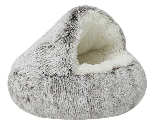 Furry Fields cat bed promoting tranquility and calm for anxious cats