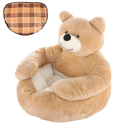 Large Fluffy Non- Slip, Washable Dog / Cat Cosy Bed