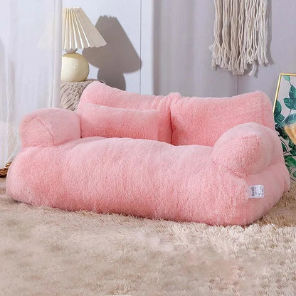 "Solo image of plush Cat Sofa or Dog Sofa, designed for comfort and style, displayed without pets."