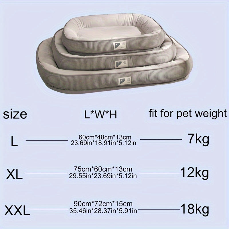 Different sizes of Snuggle-Worthy Dog Bed for Ultimate Relaxation